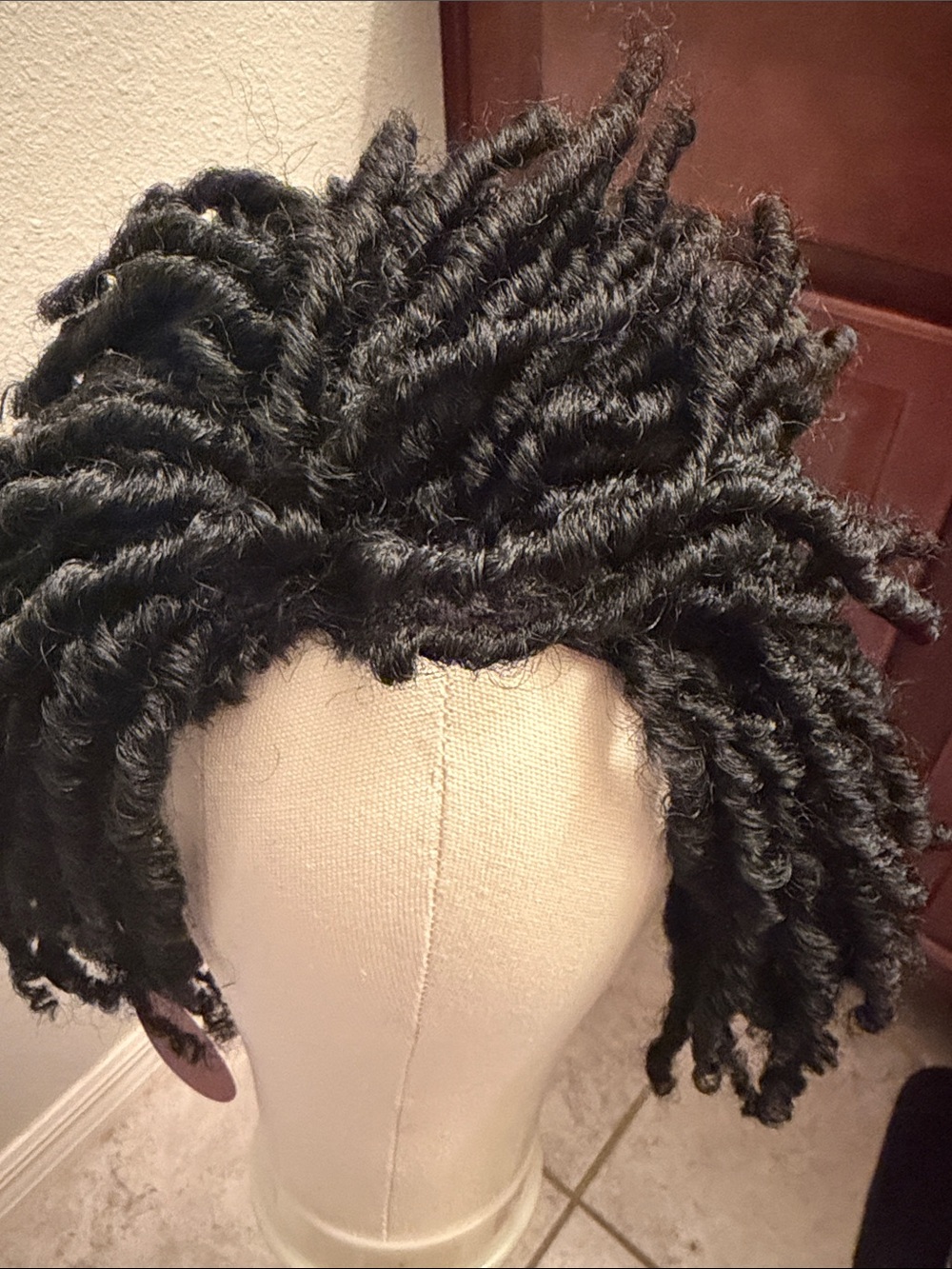 Black Crochet Twist Wig — Women Hair